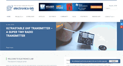 Desktop Screenshot of electronics-lab.com
