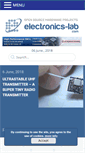 Mobile Screenshot of electronics-lab.com